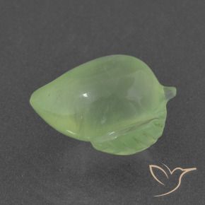Préhnite Vert lime pâle naturelle Fantaisie, 7.98 ct, Translucide
