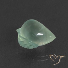 Préhnite Vert clair naturelle Fantaisie, 7.30 ct, Translucide