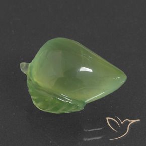 Préhnite Vert citron naturelle Fantaisie, 11.59 ct, Translucide