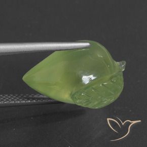 Préhnite Vert citron naturelle Fantaisie, 11.59 ct, Translucide