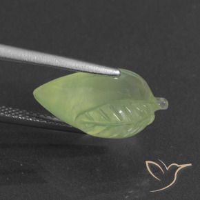 Préhnite Vert citron naturelle Fantaisie, 7.50 ct, Translucide