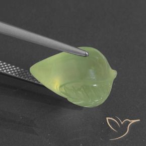 Préhnite Vert citron naturelle Fantaisie, 9.14 ct, Translucide
