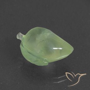 Préhnite Vert jaunâtre naturelle Fantaisie, 11.82 ct, Translucide