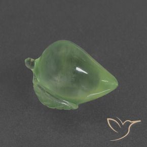 Préhnite Vert moyen naturelle Fantaisie, 8.27 ct, Translucide