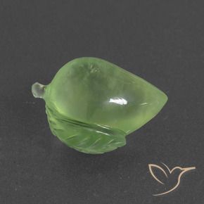 Préhnite Vert moyen naturelle Fantaisie, 8.73 ct, Translucide