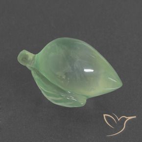 Préhnite Vert jaune léger naturelle Fantaisie, 10.77 ct, Translucide