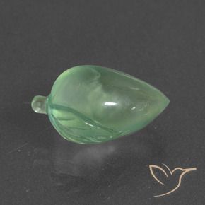 Préhnite Vert chaud naturelle Fantaisie, 8.48 ct, Translucide
