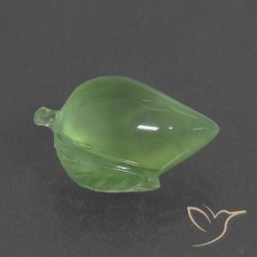 Préhnite vert naturelle forme fantaisie, 9,18 ct, translucide