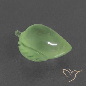Préhnite Vert jaunâtre naturelle Fantaisie, 8.87 ct, Translucide