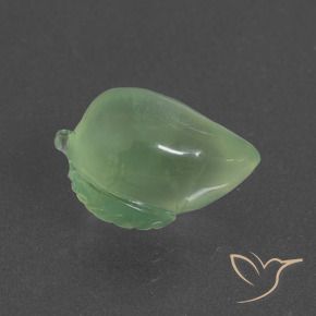 Préhnite Vert moyen naturelle Fantaisie, 8.31 ct, Translucide