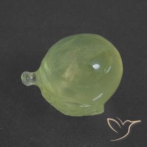 Préhnite Vert jaunâtre naturelle Fantaisie, 15.46 ct, Translucide