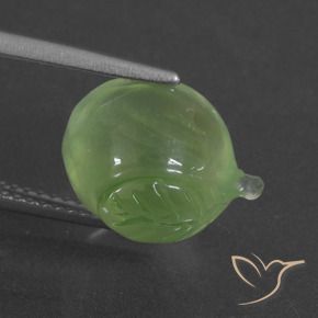 Préhnite Vert citron naturelle Fantaisie, 9.55 ct, Translucide