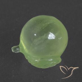 Préhnite Vert citron naturelle Fantaisie, 12.12 ct, Translucide