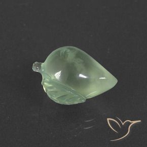 Préhnite Vert poire léger naturelle Fantaisie, 9.98 ct, Translucide