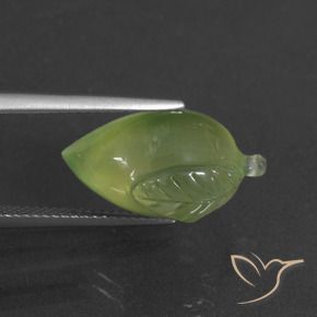 Préhnite Vert citron naturelle Fantaisie, 12.43 ct, Translucide