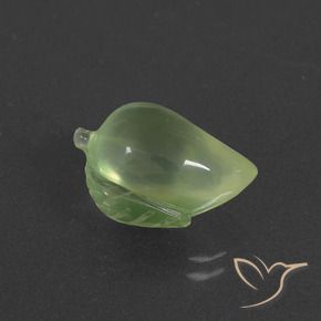 Préhnite Vert moyen naturelle Fantaisie, 8.59 ct, Translucide