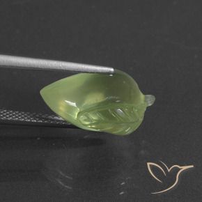 Préhnite Vert moyen naturelle Fantaisie, 8.59 ct, Translucide