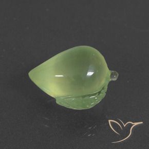 Préhnite Vert jaunâtre naturelle Fantaisie, 10.93 ct, Translucide