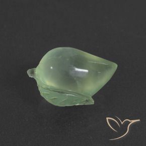 Préhnite Vert jaune léger naturelle Fantaisie, 8.66 ct, Translucide