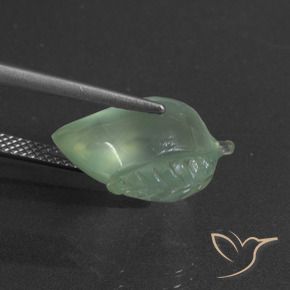 Préhnite Vert jaune léger naturelle Fantaisie, 8.66 ct, Translucide