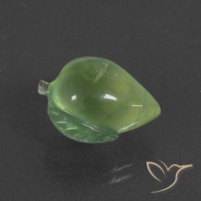 Préhnite Vert moyen naturelle Fantaisie, 11.03 ct, Translucide