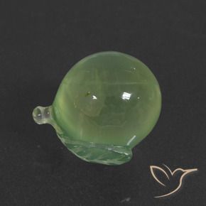 Préhnite Vert jaunâtre naturelle Fantaisie, 12.94 ct, Translucide