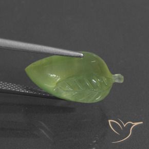 Préhnite Vert citron naturelle Fantaisie, 11.64 ct, Translucide