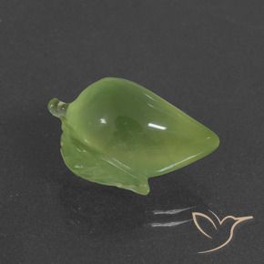 Préhnite Vert moyen naturelle Fantaisie, 11.58 ct, Translucide