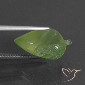 Préhnite Vert moyen naturelle Fantaisie, 11.58 ct, Translucide