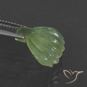 Préhnite Vert citron naturelle Fantaisie, 8.73 ct, Translucide