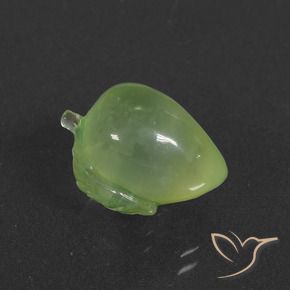 Préhnite Vert jaunâtre naturelle Fantaisie, 10.44 ct, Translucide
