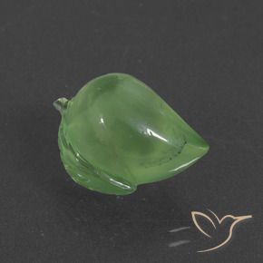 Préhnite Vert jaunâtre naturelle Fantaisie, 12.76 ct, Translucide