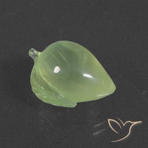 Préhnite Vert jaunâtre naturelle Fantaisie, 12.94 ct, Translucide