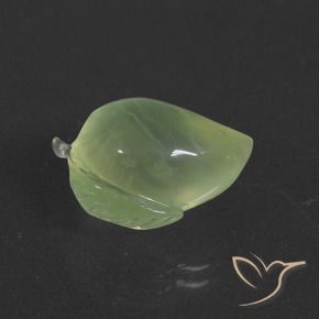 Préhnite Vert poire pâle naturelle Fantaisie, 12.21 ct, Translucide
