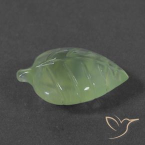 Préhnite vert naturelle forme fantaisie, 6,83 ct, translucide