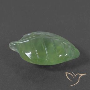 Préhnite Vert poire naturelle Fantaisie, 6.66 ct, Translucide