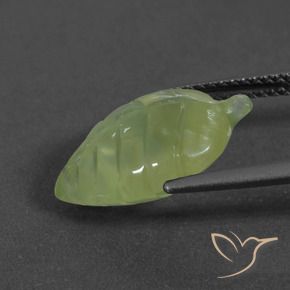 Préhnite Vert citron naturelle Fantaisie, 6.27 ct, Translucide