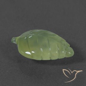 Préhnite Vert jaunâtre naturelle Fantaisie, 5.97 ct, Translucide