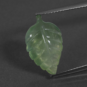 Prehnite Vert naturelle Forme fantaisie, 5.62 ct, Translucide