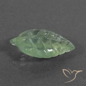 Préhnite Vert chaud naturelle Fantaisie, 5.11 ct, Translucide