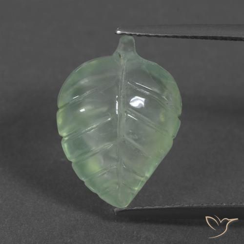 6.02ct Naturel Vert jaune léger Préhnite, Fantaisie, Translucide