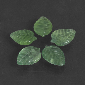 Achetez naturel 20,29ct vert préhnite gems, forme fantaisie, en provenance afrique du sud chez gemselect. en stock, livraison internationale!