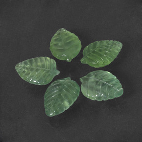 Achetez naturel 20,29ct vert préhnite gems, forme fantaisie, en provenance afrique du sud chez gemselect. en stock, livraison internationale!