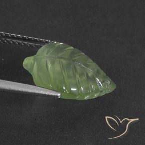 Préhnite Vert jaunâtre naturelle Fantaisie, 4.90 ct, Translucide