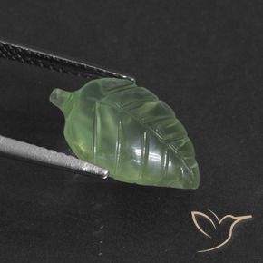 Préhnite Vert jaunâtre naturelle Fantaisie, 4.75 ct, Translucide
