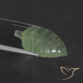 Préhnite Vert moyen naturelle Fantaisie, 4.88 ct, Translucide