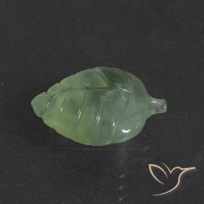 Préhnite Vert chaud naturelle Fantaisie, 5.62 ct, Translucide