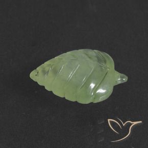 Préhnite Vert lime pâle naturelle Fantaisie, 4.61 ct, Translucide