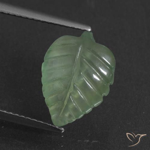 4.40ct Naturel Vert pin léger Préhnite, Fantaisie, Translucide