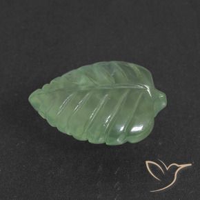 Préhnite Vert pin léger naturelle Fantaisie, 4.40 ct, Translucide
